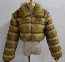 Load image into Gallery viewer, Faux Fur 🧥 Half Coat
